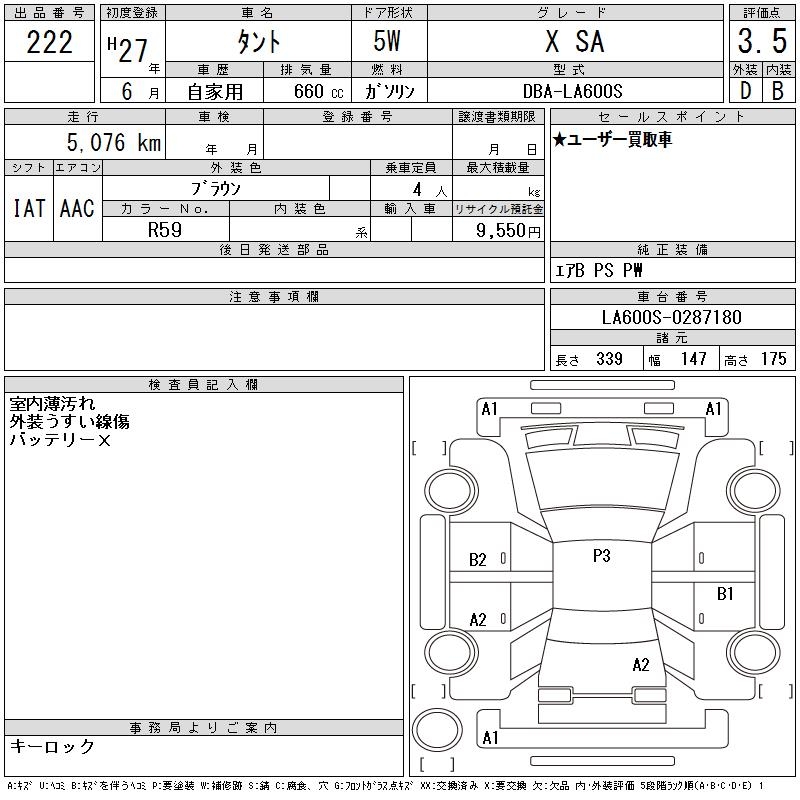 DAIHATSU TANTO
