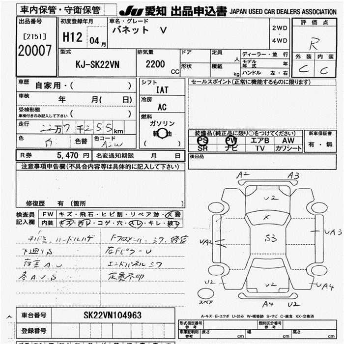 NISSAN VANETTE