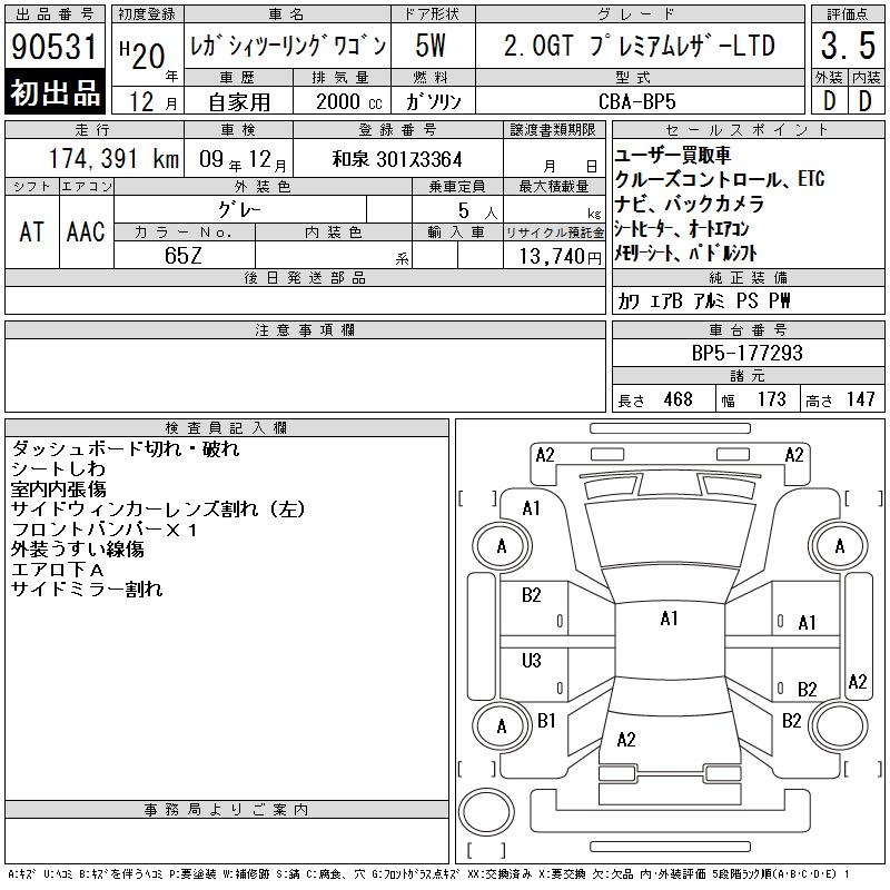 SUBARU LEGACY