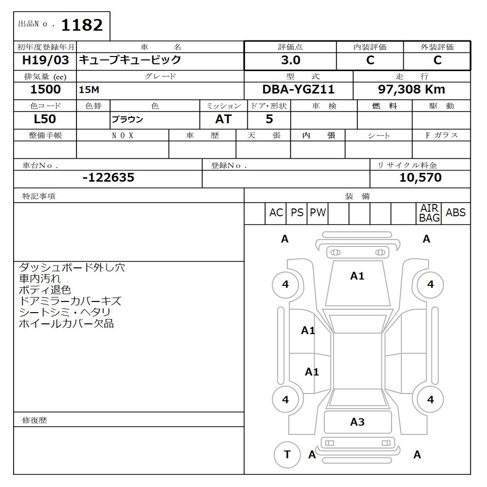NISSAN CUBE CUBIC