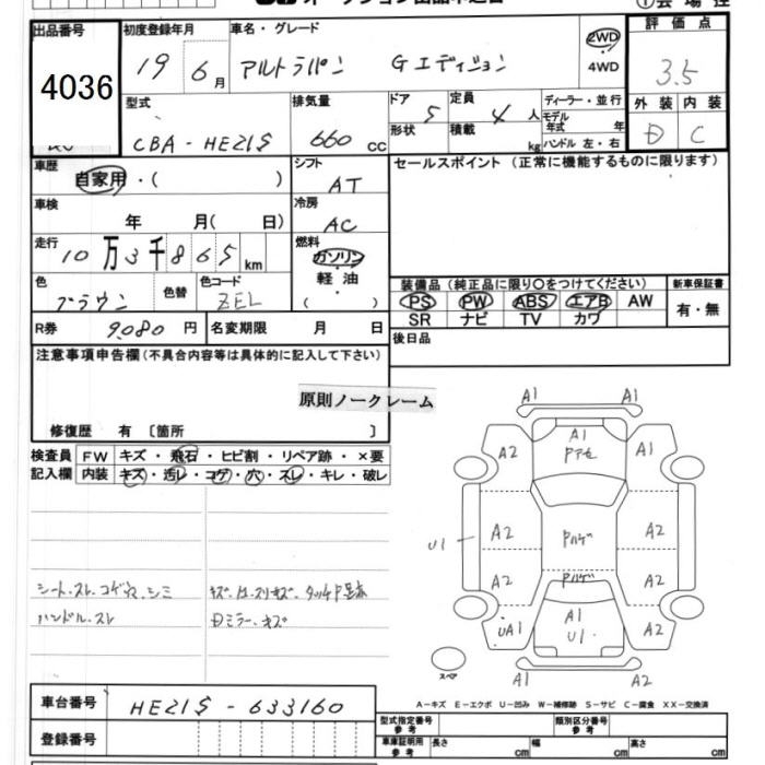 SUZUKI ALTO LAPIN