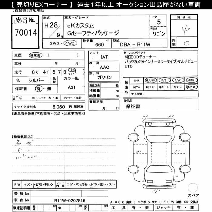 MITSUBISHI EK CUSTOM