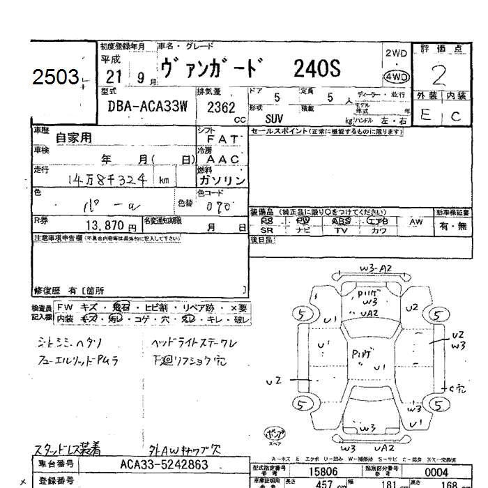 TOYOTA VANGUARD