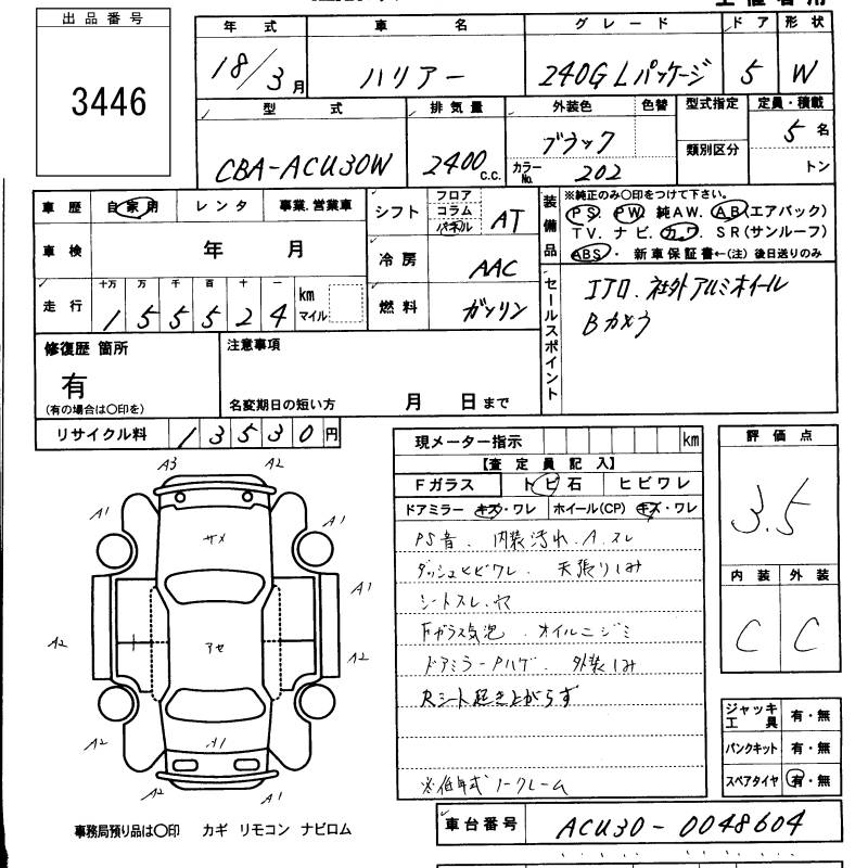 TOYOTA HARRIER