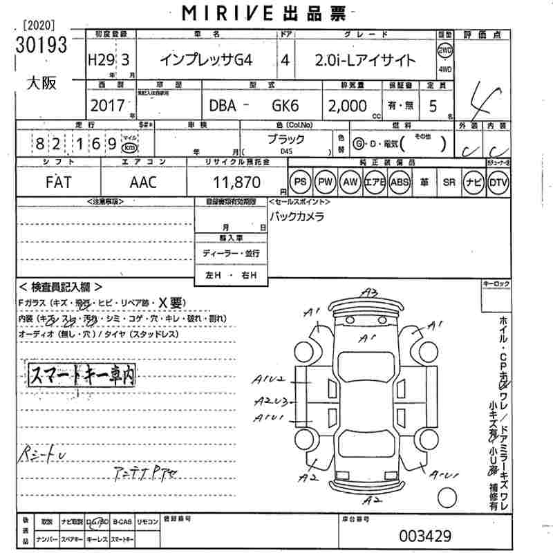 SUBARU IMPREZA