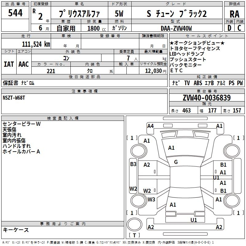 TOYOTA PRIUS ALPHA