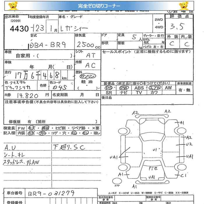 SUBARU LEGACY