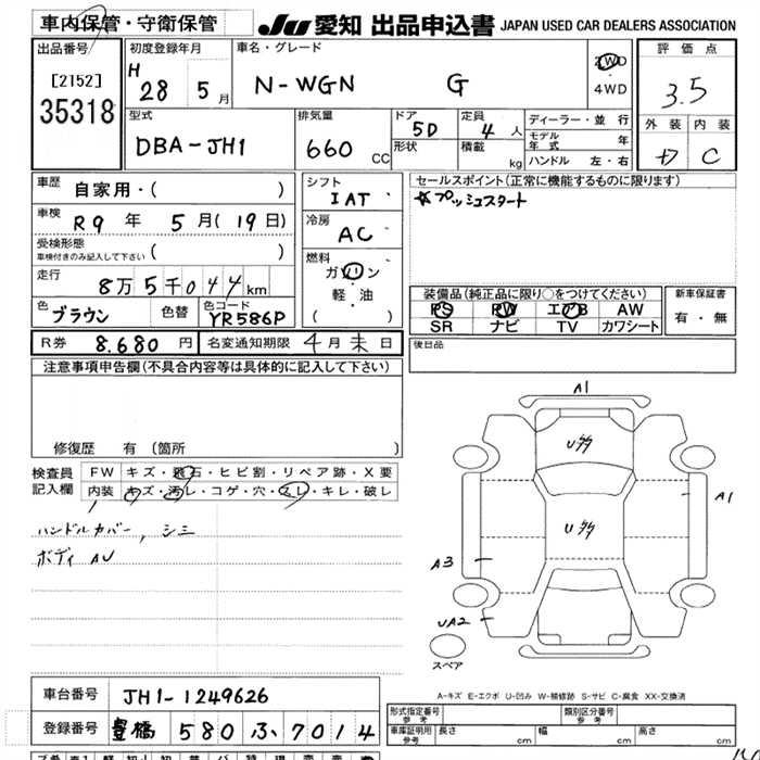 HONDA N-WGN