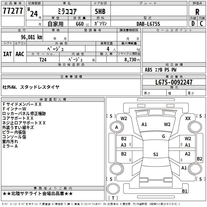 DAIHATSU MIRA COCOA