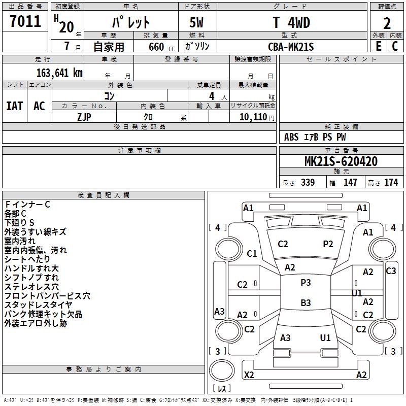 SUZUKI PALETTE