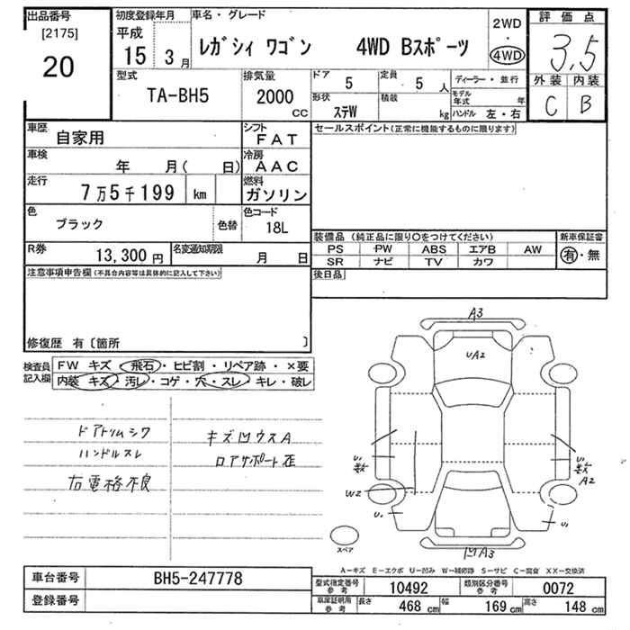 SUBARU LEGACY