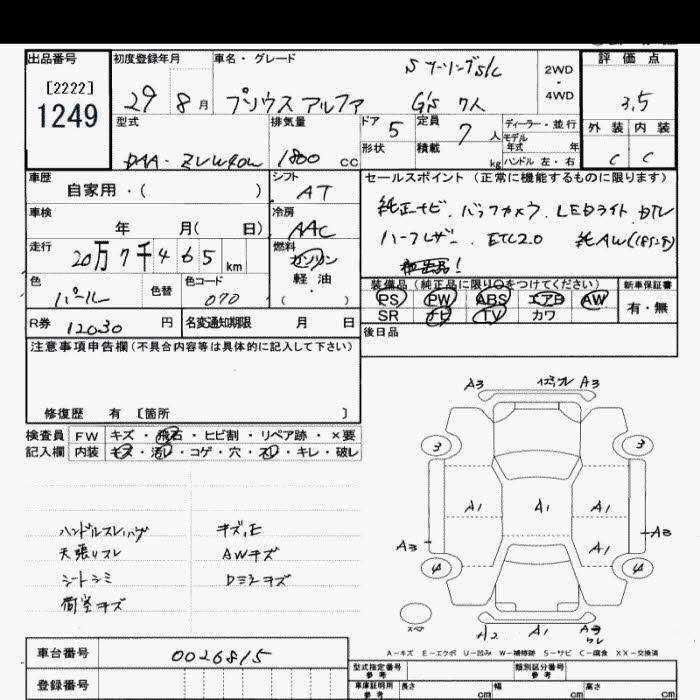 TOYOTA PRIUS ALPHA