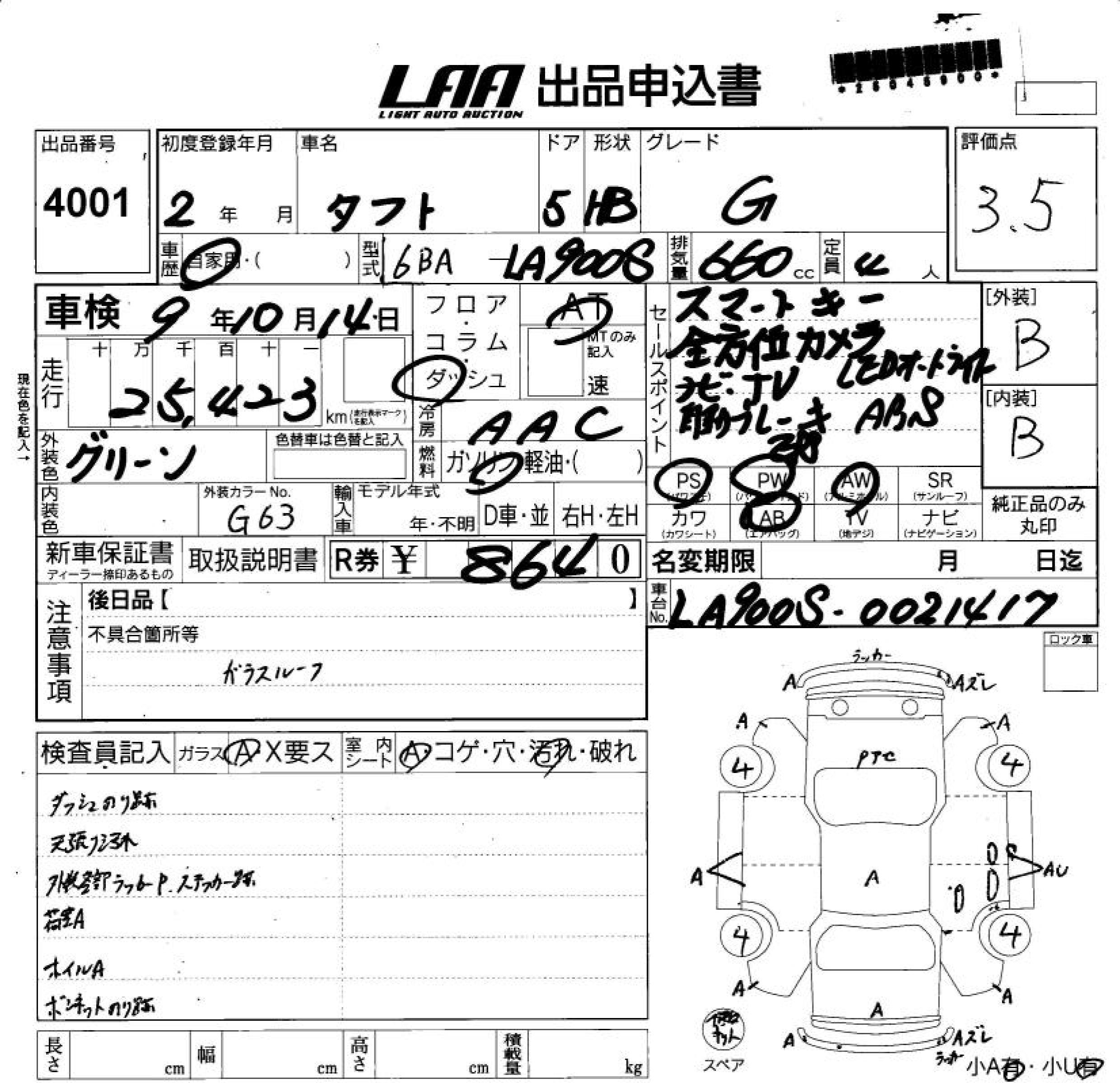 DAIHATSU TAFT