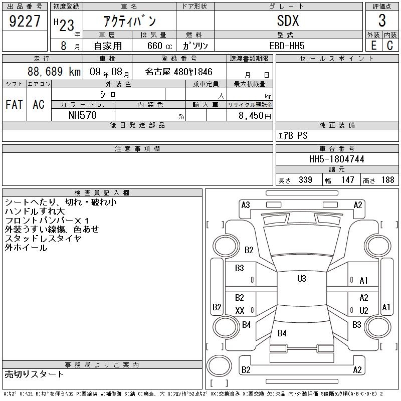 HONDA ACTY