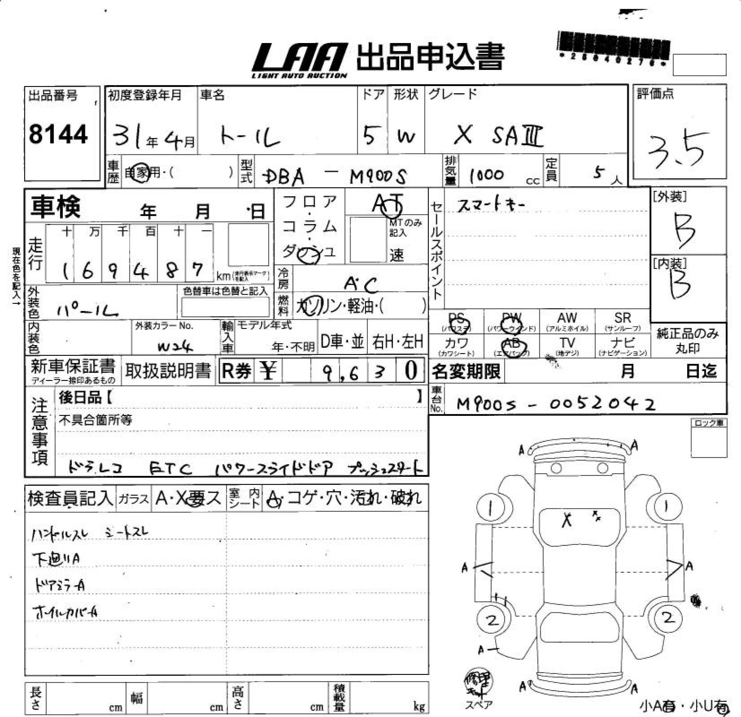 DAIHATSU THOR