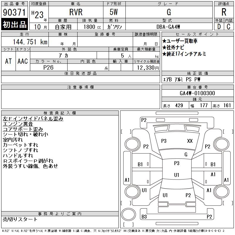 MITSUBISHI RVR