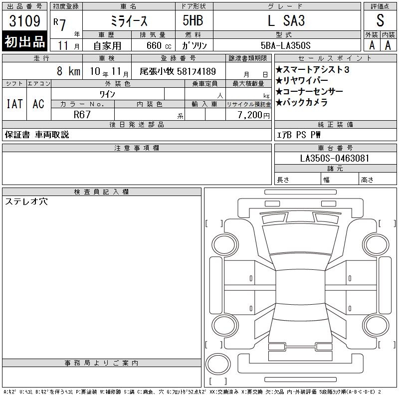 DAIHATSU MIRA E:S