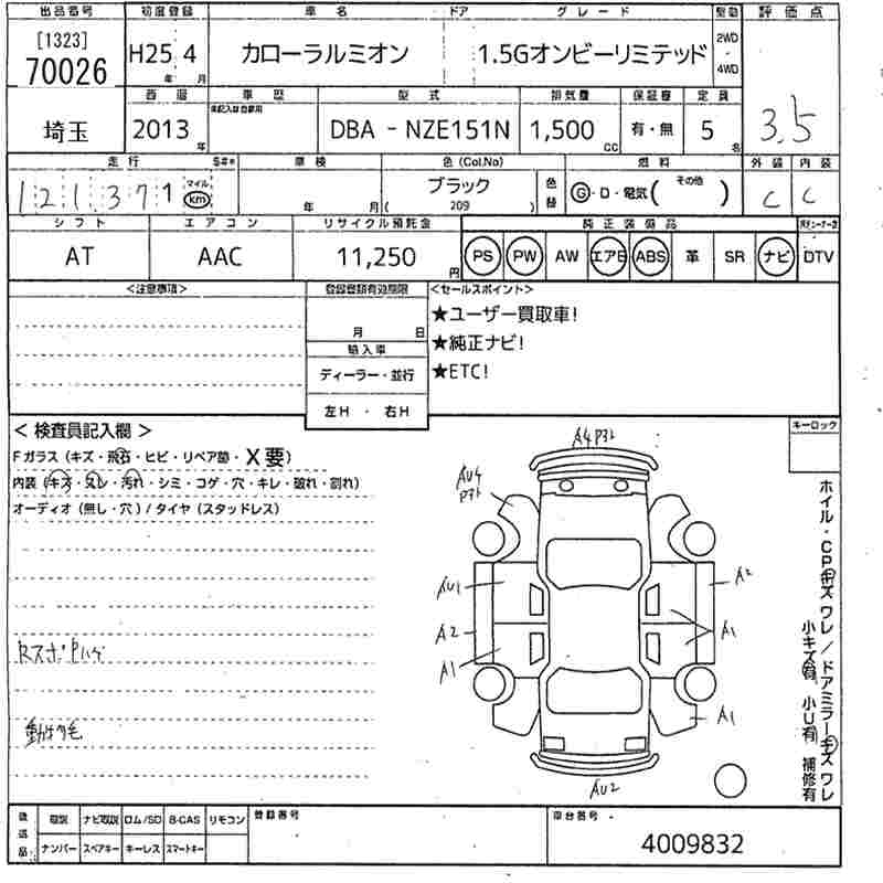 TOYOTA COROLLA RUMION