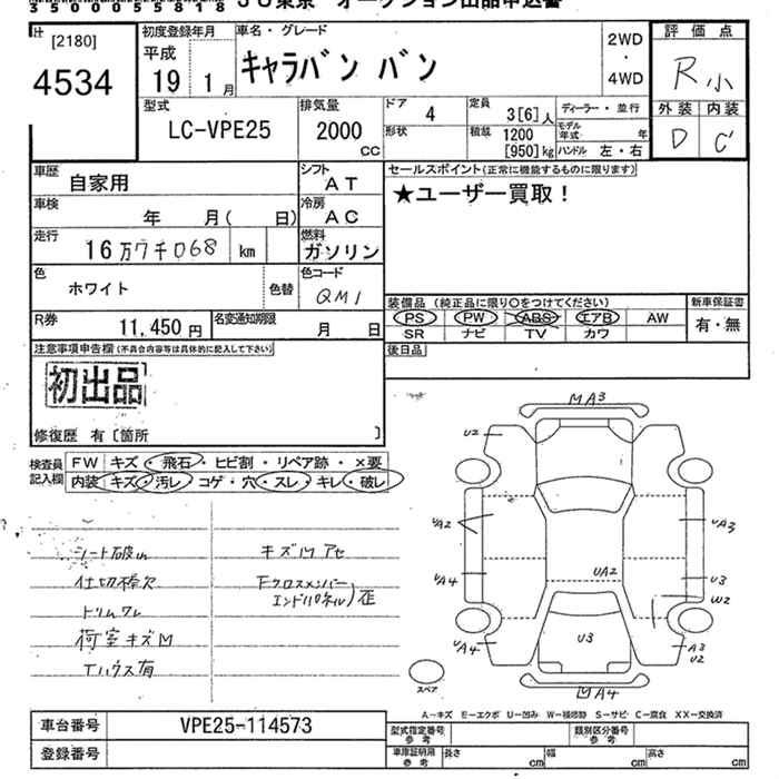 NISSAN CARAVAN