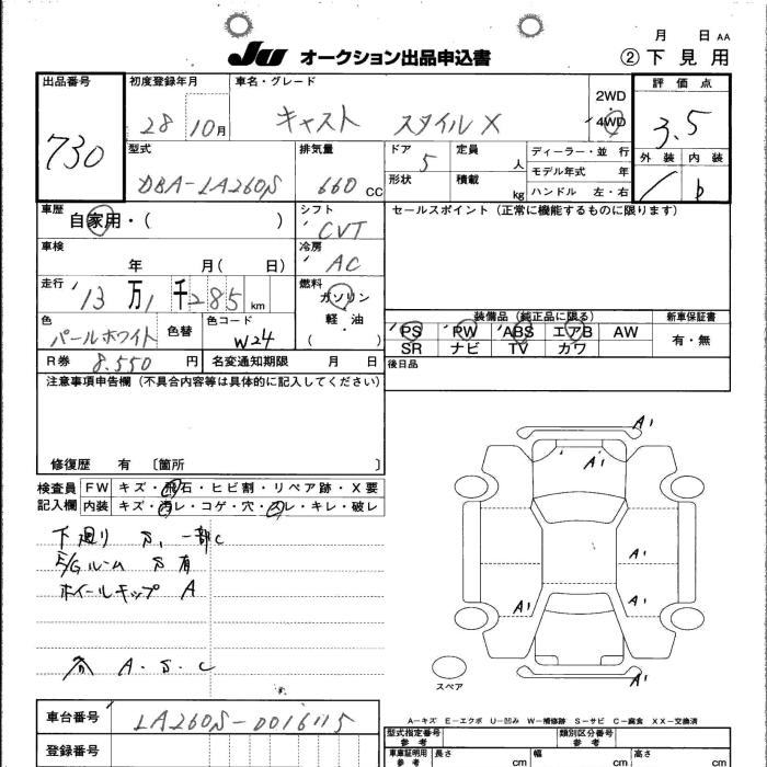 DAIHATSU CAST