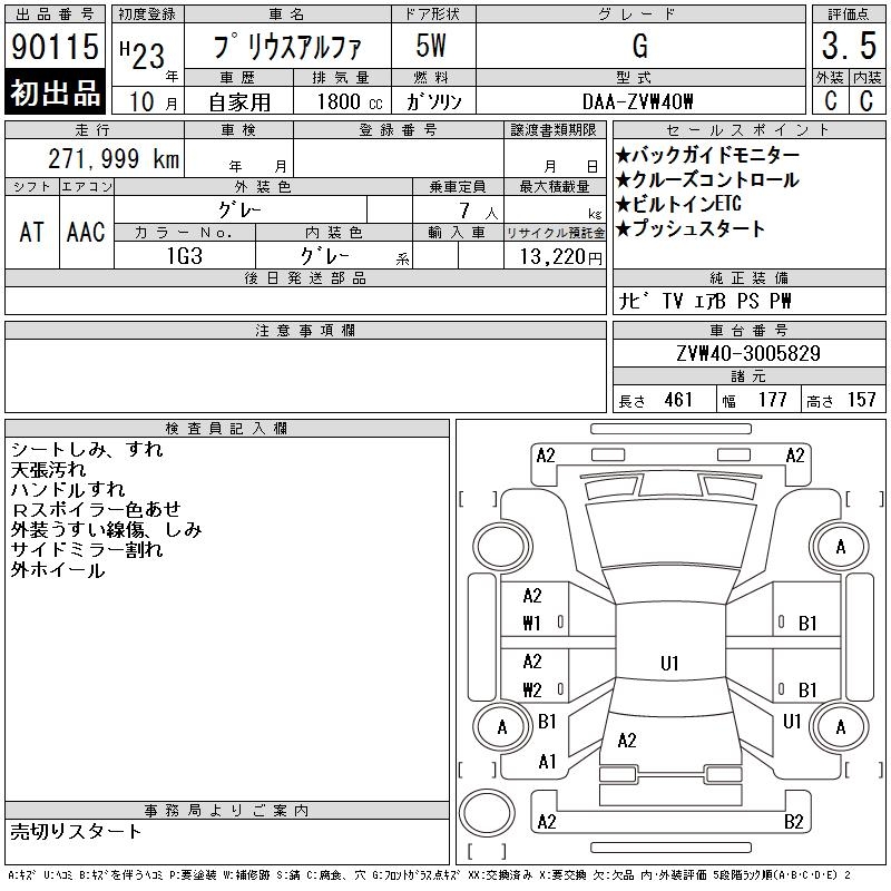 TOYOTA PRIUS ALPHA