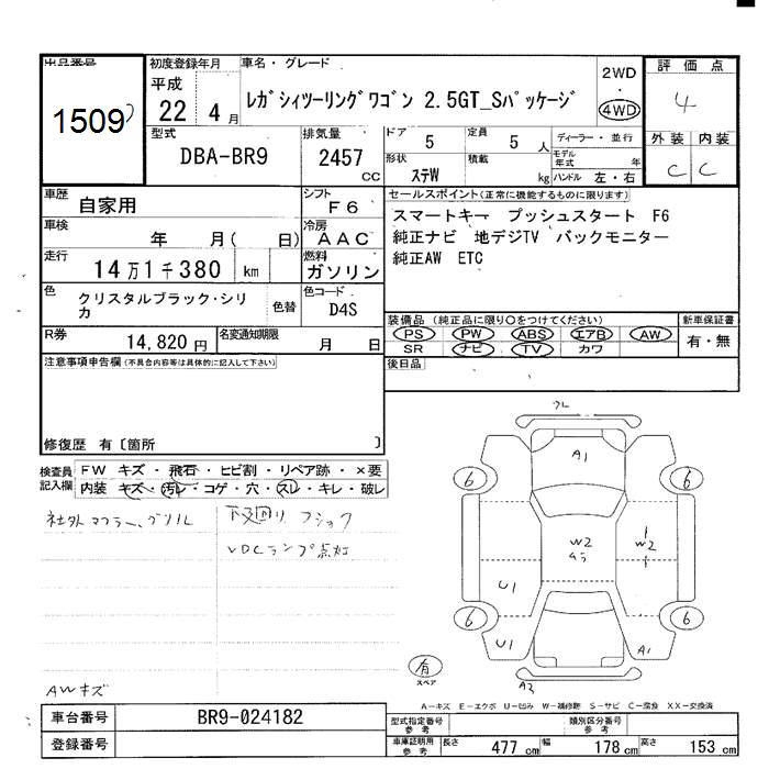 SUBARU LEGACY