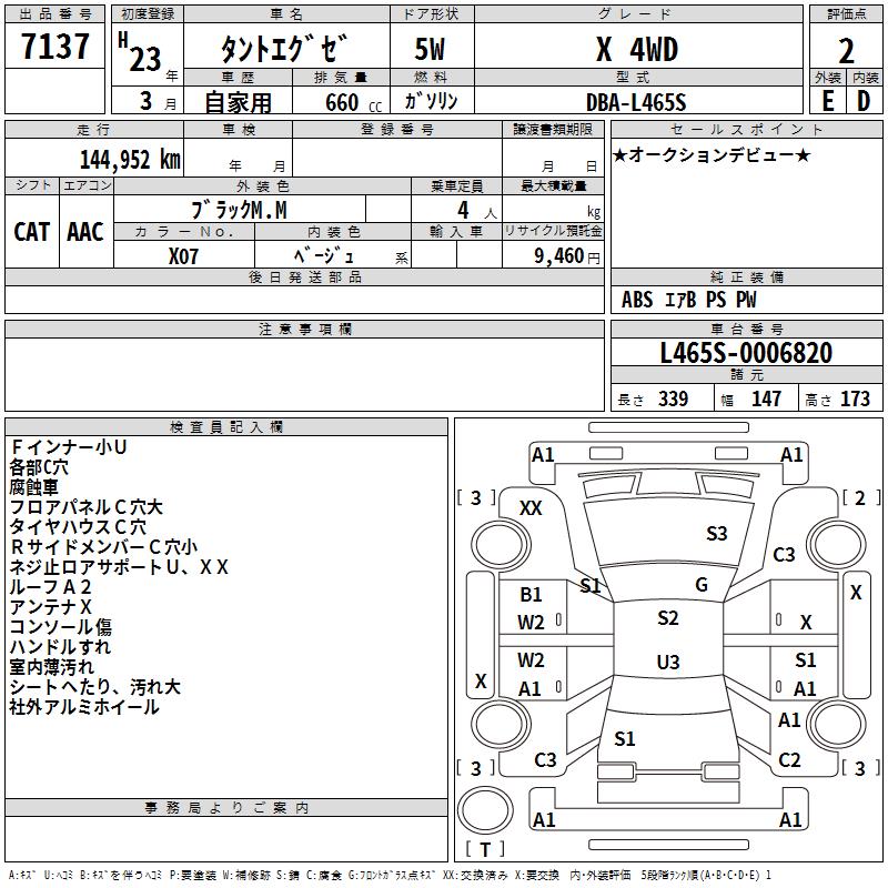 DAIHATSU TANTO EXE