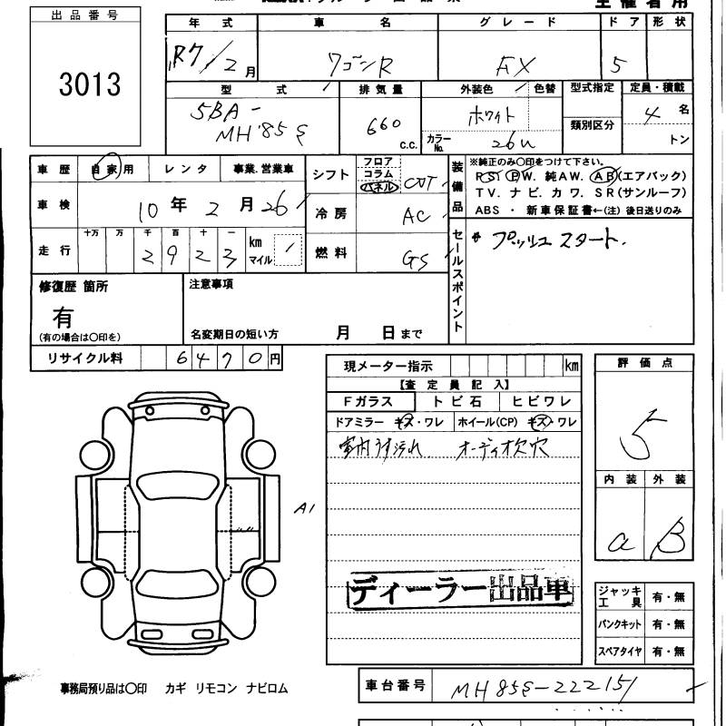 SUZUKI WAGON R