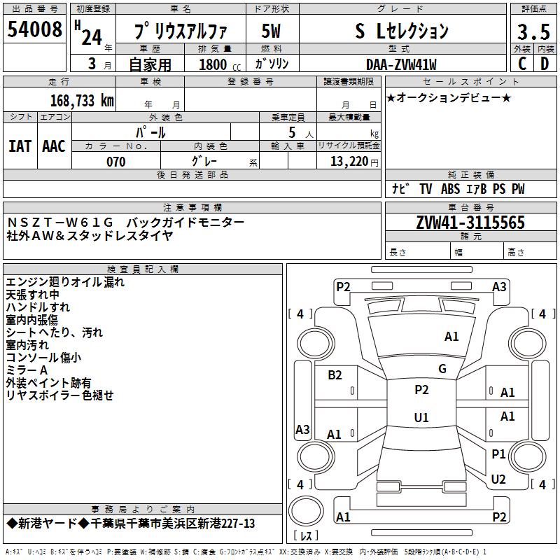 TOYOTA PRIUS ALPHA