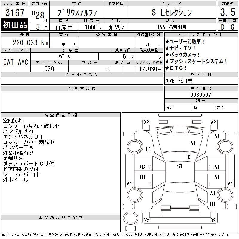 TOYOTA PRIUS ALPHA