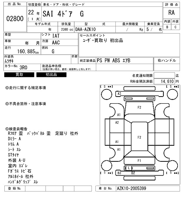 TOYOTA SAI