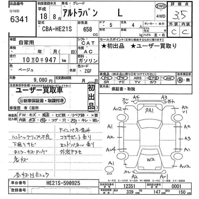 SUZUKI ALTO LAPIN