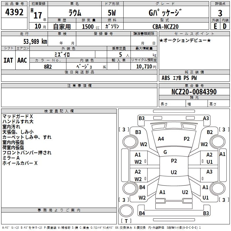 TOYOTA RAUM