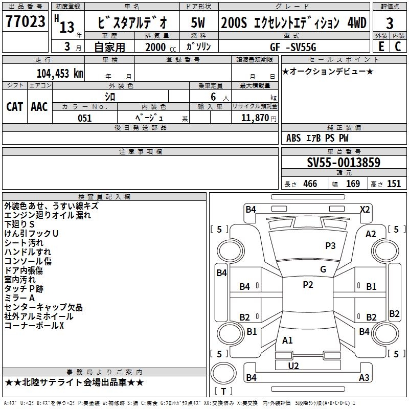 TOYOTA VISTA ARDEO