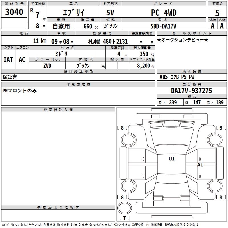 SUZUKI EVERY