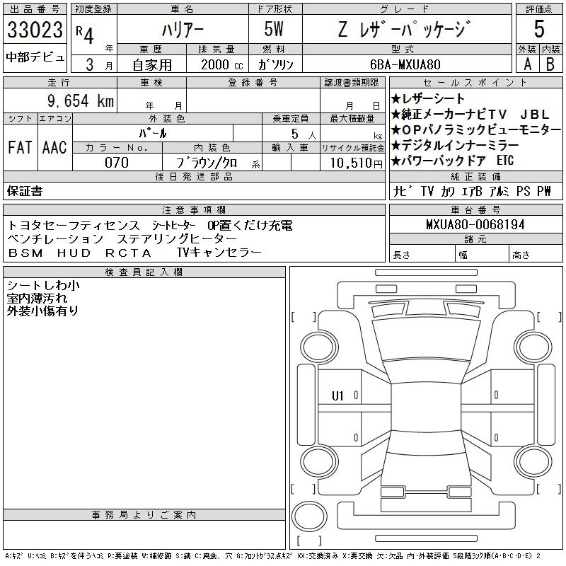 TOYOTA HARRIER