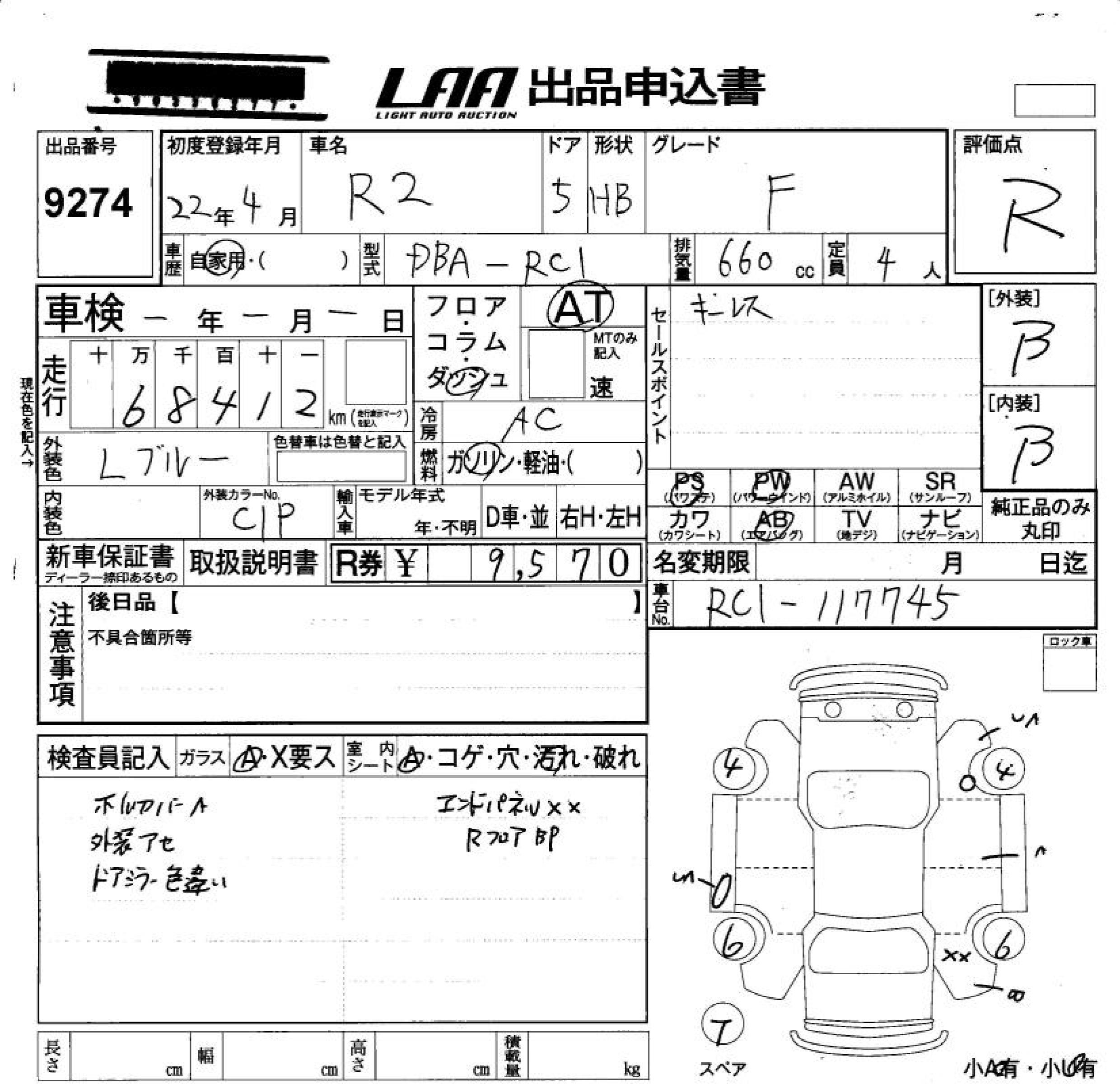 SUBARU R2