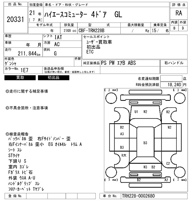 TOYOTA REGIUS ACE
