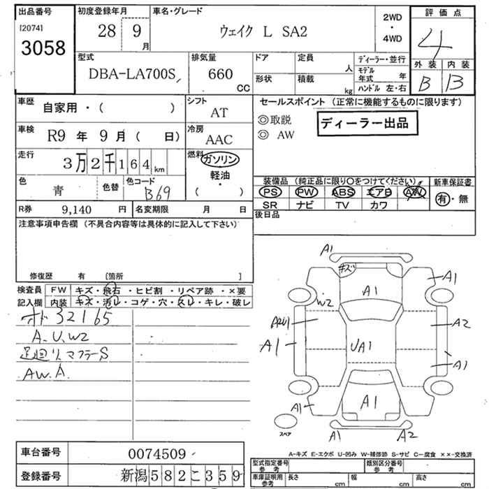 DAIHATSU WAKE