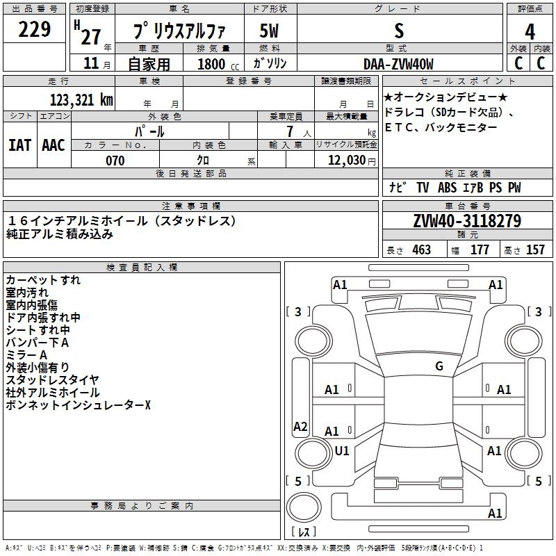 TOYOTA PRIUS ALPHA