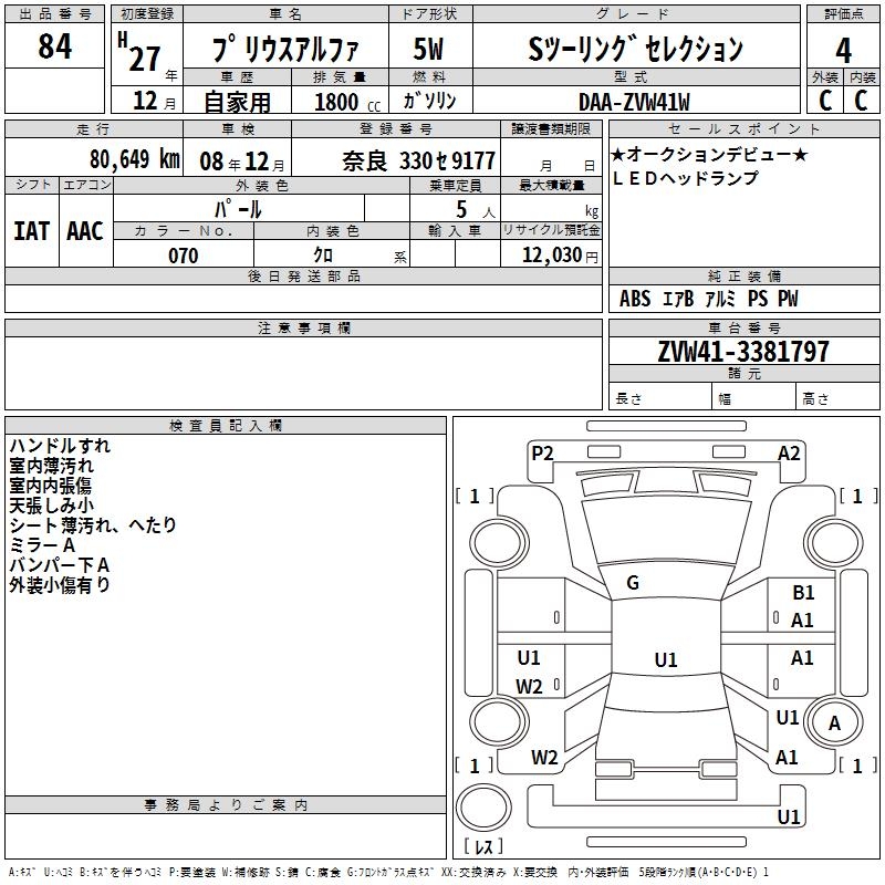 TOYOTA PRIUS ALPHA