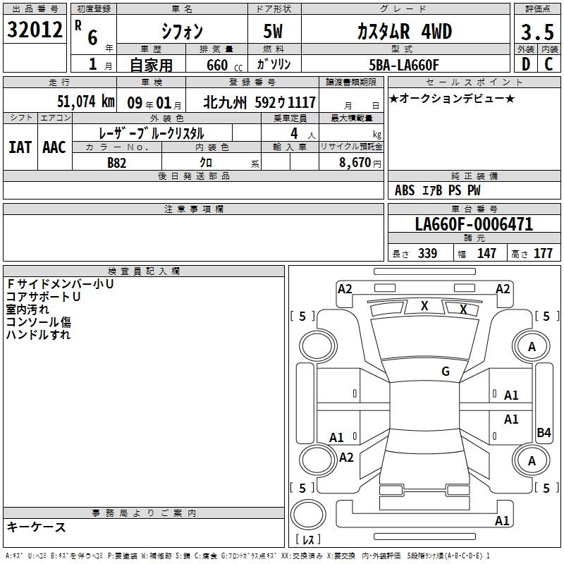 SUBARU CHIFFON