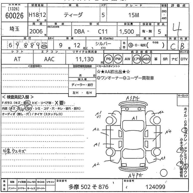 NISSAN TIIDA