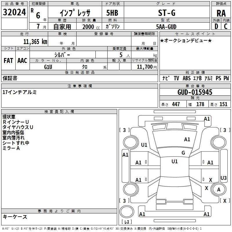 SUBARU IMPREZA