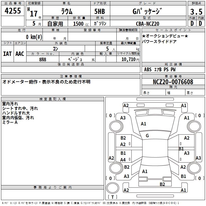 TOYOTA RAUM