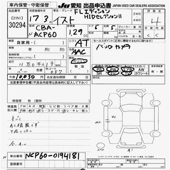 TOYOTA IST