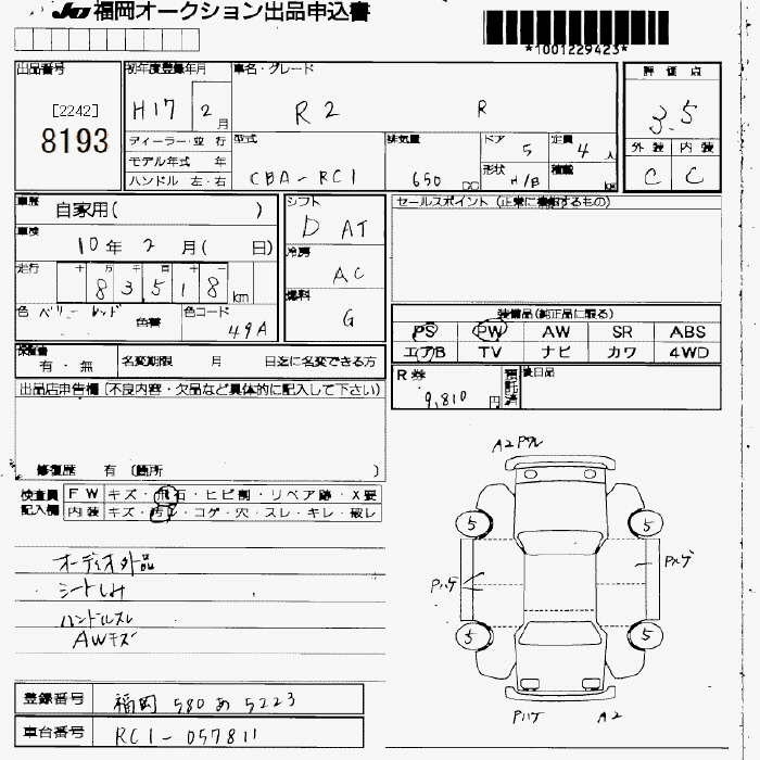 SUBARU R2