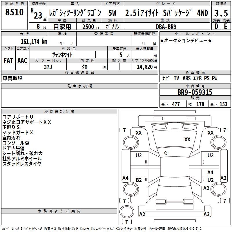 SUBARU LEGACY
