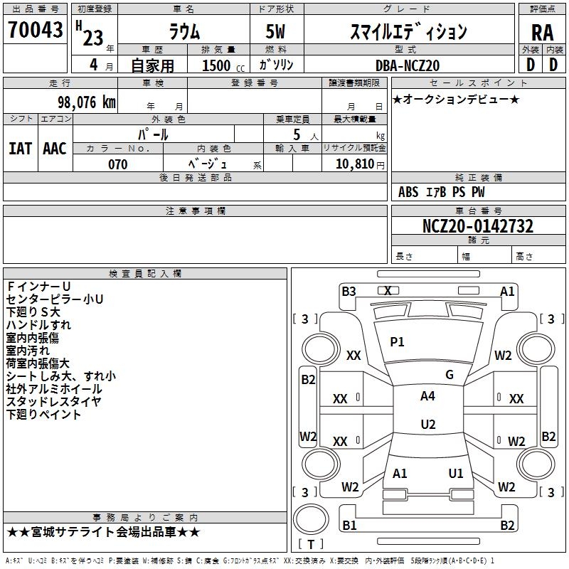 TOYOTA RAUM