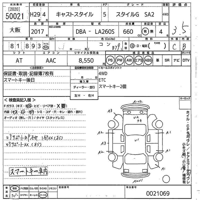 DAIHATSU CAST
